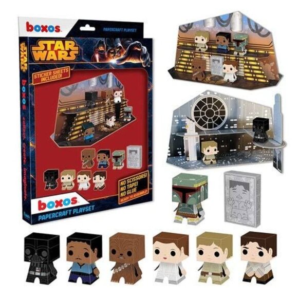 Star‎ Wars Boxos Papercraft Playset - Picture 1 of 3